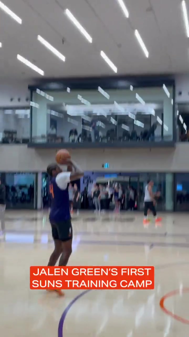  三分神准太阳官方晒视频杰伦-格林首次参加太阳训练营