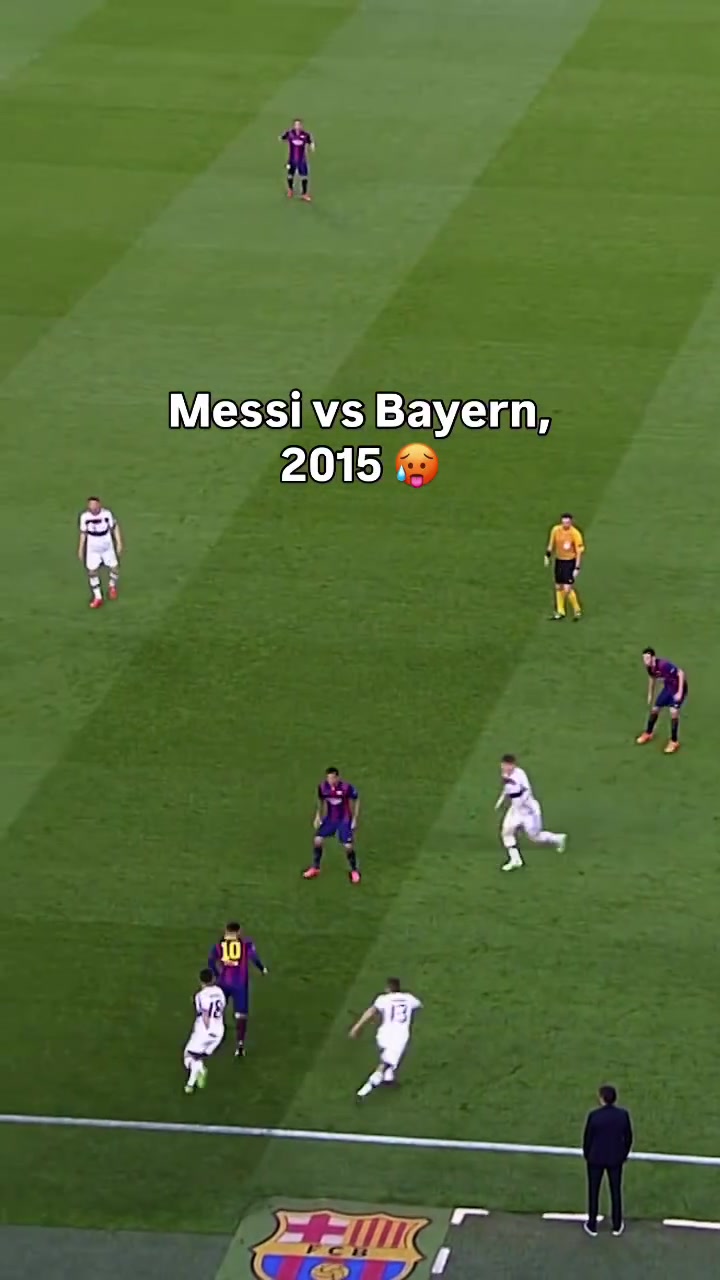  断档的强15年金球梅西欧冠对阵拜仁的恐怖发挥